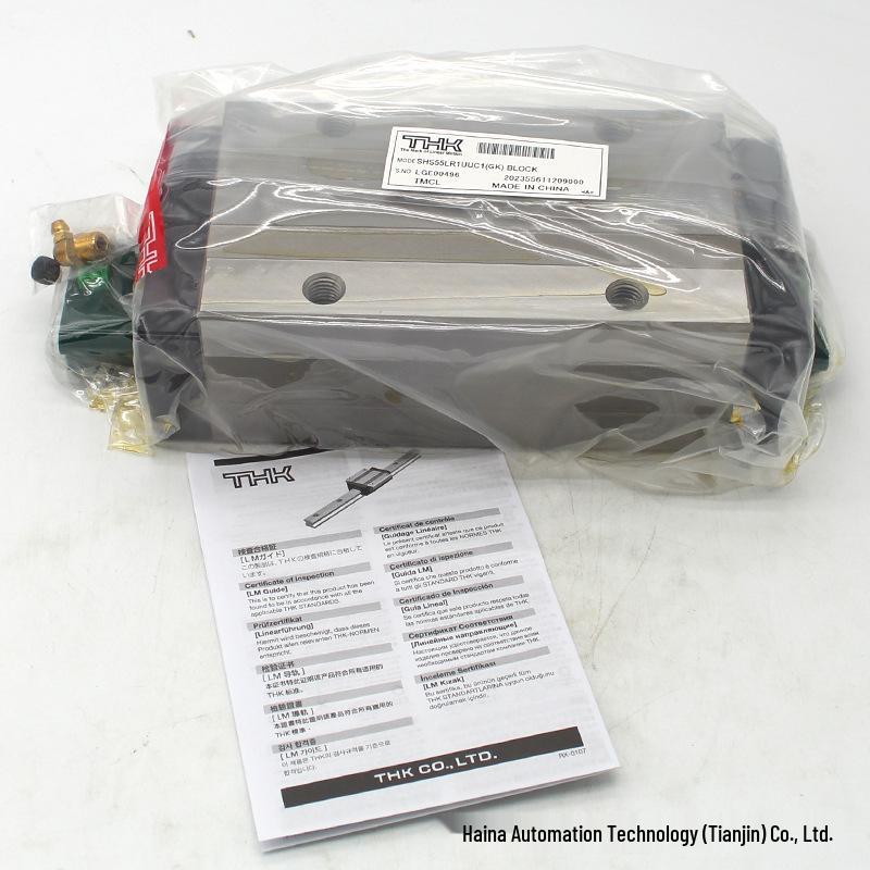 THK Silent Black Chrome Linear Rail with Stainless Steel Slider (SHS55C2QZSSC0F/SHS35R2UUC0FM) Available