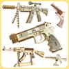 Wooden Assembly Gun Puzzle Model Pistol Rifle Ak47 3D Toy Gun Model Cannot Shoot Educational Toys For Children Adults Boys Gifts