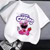 Smilings Critters Детская футболка Одежда Мультяшный принт Мальчик Девочка Футболка Аниме Летняя одежда с коротким рукавом Милый детский топ Декор