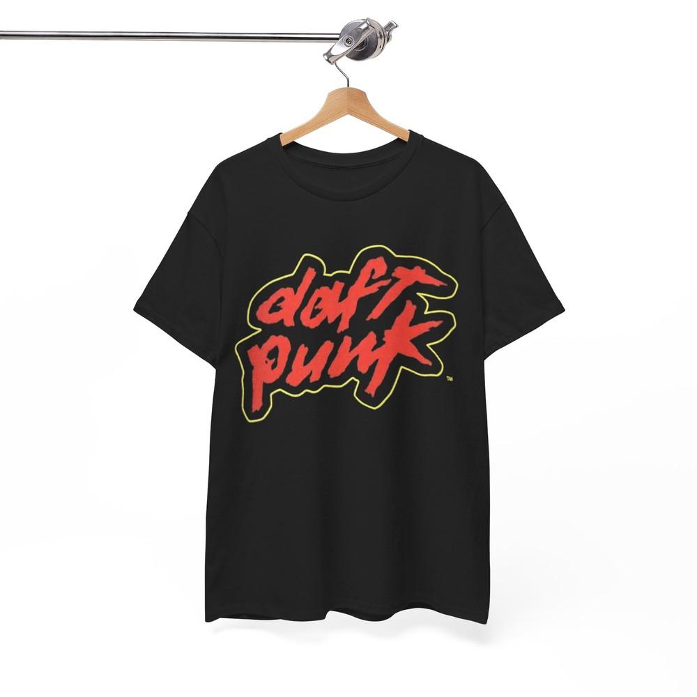 Daft Punk Tshirt EDM Techo Tour Merch Concert Graphic NEW Unisex Heavy Cotton Unisex T-Shirt