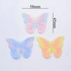 12Pcs 58*45mm Embroidered Knitting Butterfly for Clothes Hat Gloves Sewing Patches DIY Headwear Hair Clips Decor Accessories