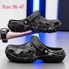 Fashion Summer Men Sandals Outdoor Slippers Soft Garden Clogs Hole Male Casual Shoes Fashion Water Shoes Comfort Home Soft Beach Shoes
