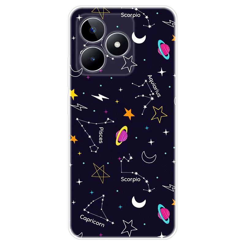 Мягкий силиконовый чехол для Realme C51, окрашенная ТПУ задняя крышка, чехол Realme C51