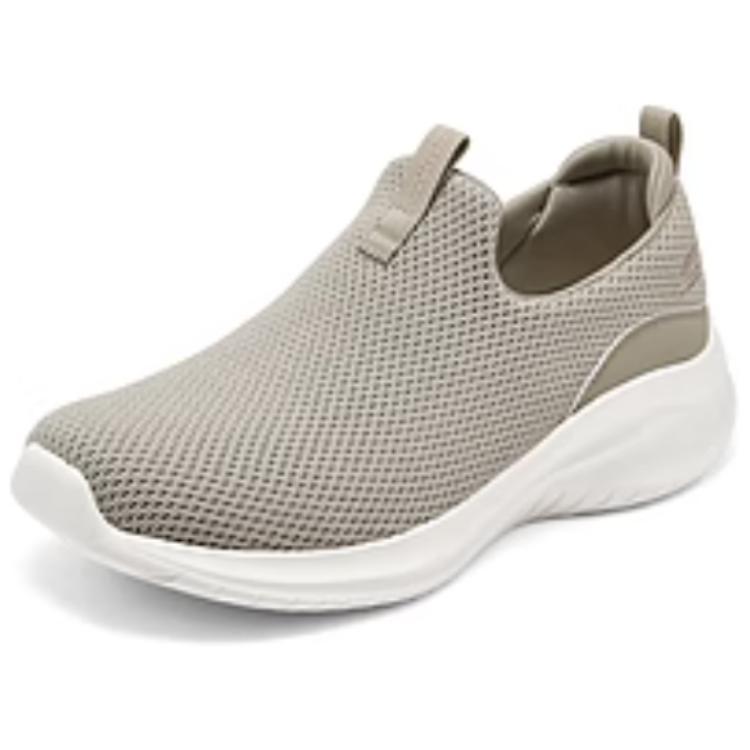 Skechers Bobs Sport Удобные Универсальные Низкие Повседневные Кроссовки Женские Серый Коричневый 117572-TPE