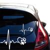 Accessories Car Stickers Auto Reflective Sticker Heart Beat Trackpad Decal Life Goes On  Sticker
