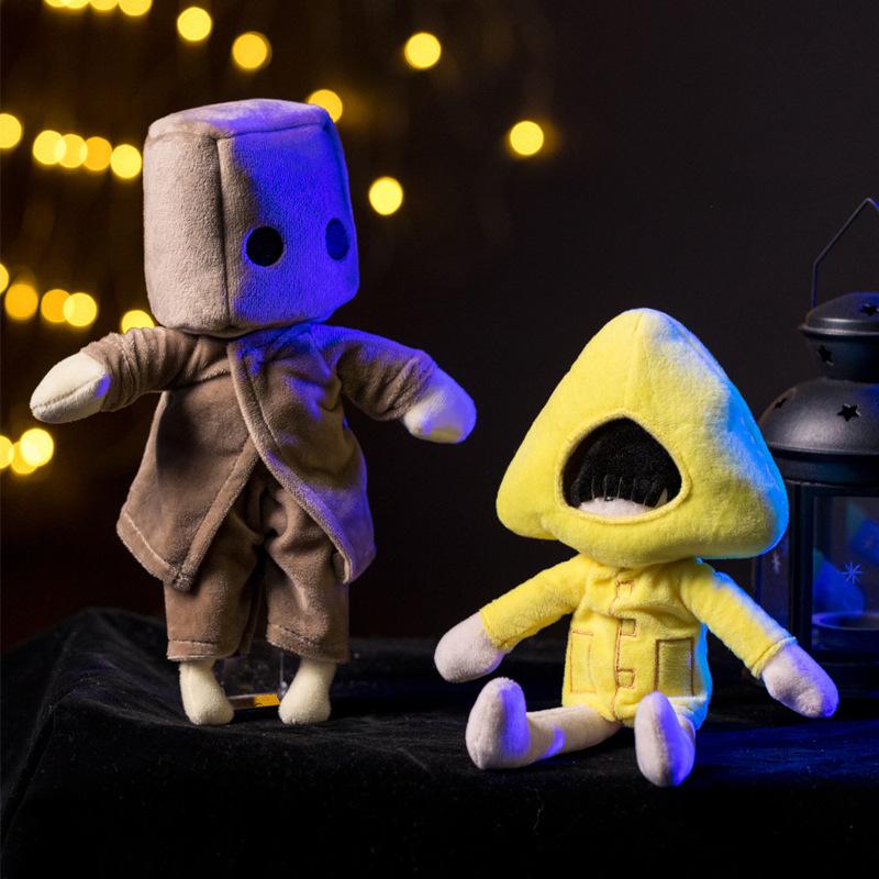 Cute Lifelike Little Nightmares 2 Plush Toy Adorable Six Figure Collection Cartoon Figure Adventure Game Gift Toys For Kids Fans