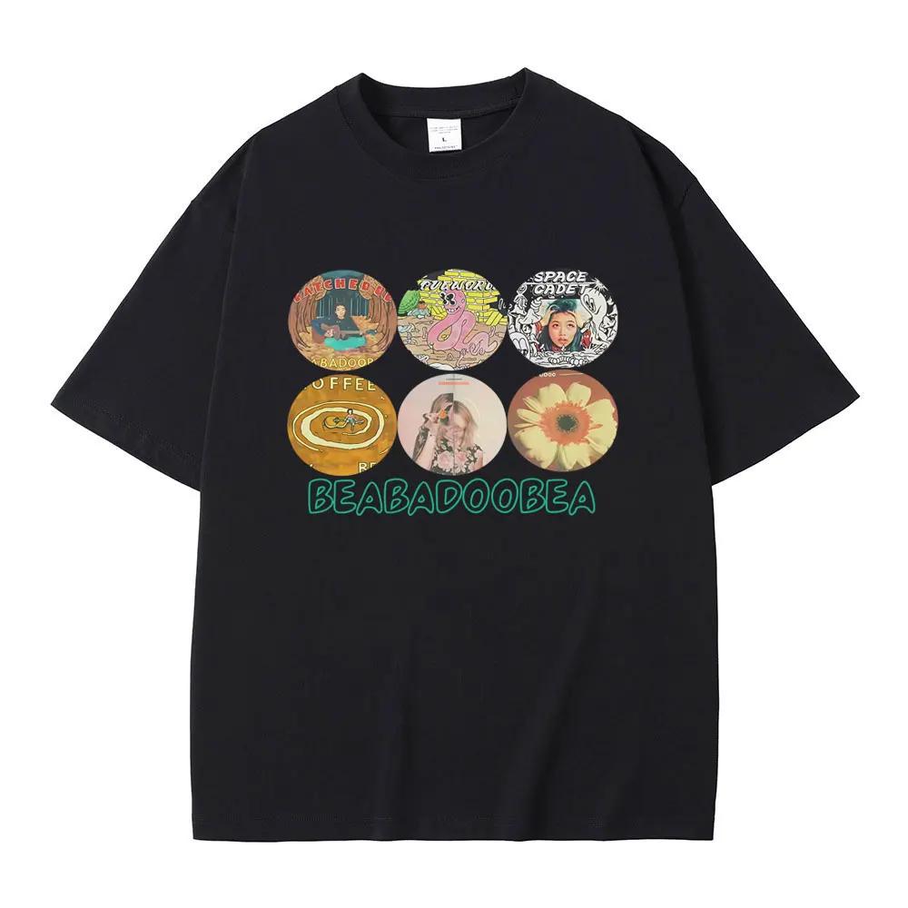 Beabadoobee Music Album Cover T-shirt Men Women Fashion Oversized Short Sleeve Tee Shirt Male Casual Vintage T Shirts Fans Gift