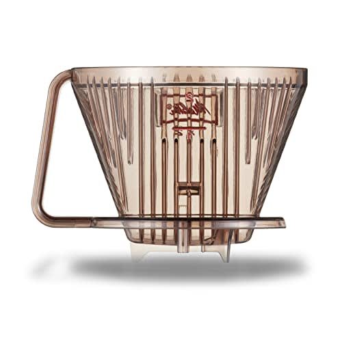 Melitta Coffee Dripper with Measuring Spoon and Graduated Measuring Spoon, 2-4 Cup Capacity, Brown, Aroma Filter Series, AF-M1 X 2