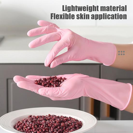 30 шт. Одноразовые перчатки Устойчивые к царапинам Водонепроницаемые Мягкие перчатки для уборки Многоразовые перчатки для мытья посуды