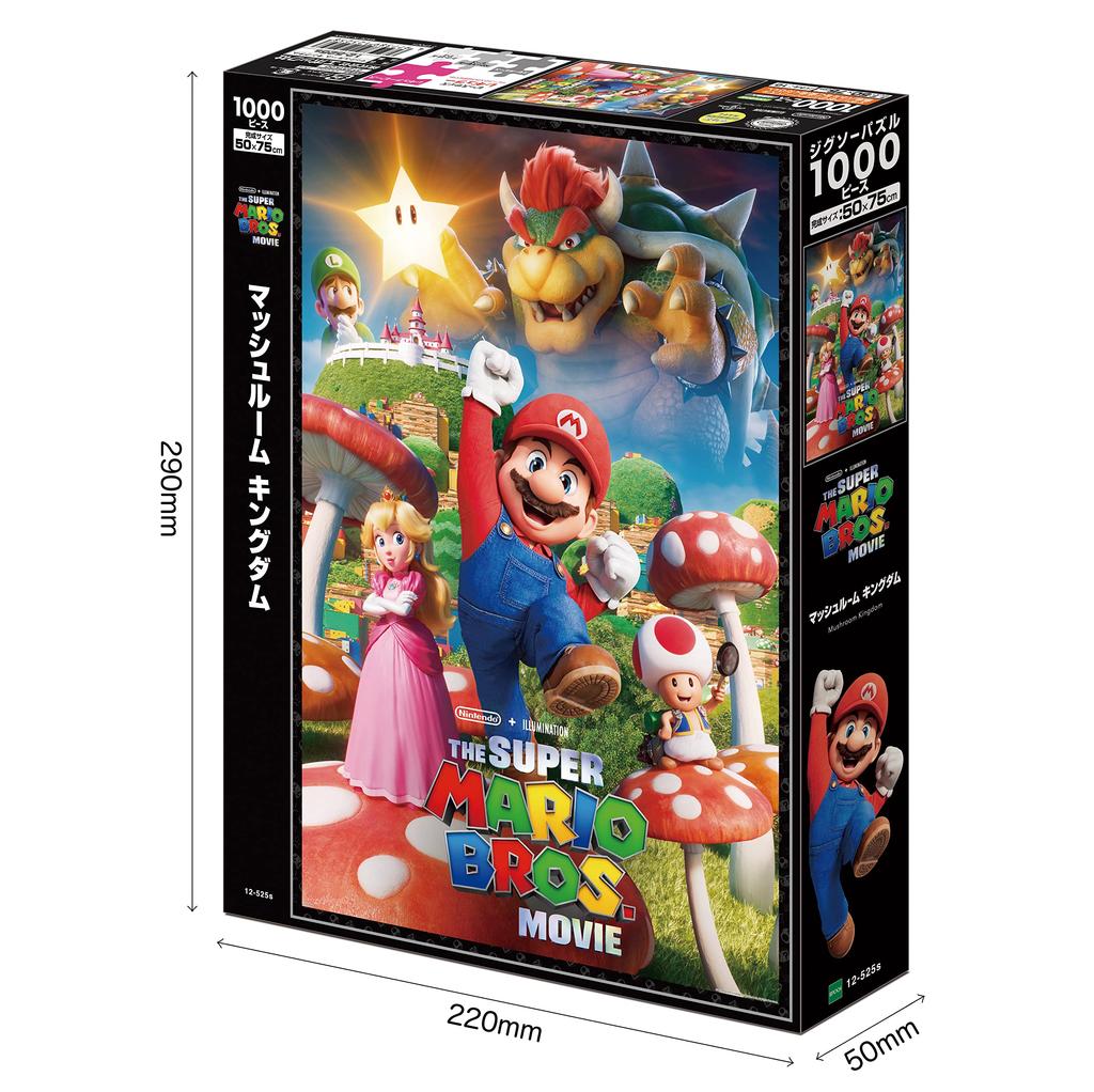 1000-piece Jigsaw Puzzle Super Mario Bros. Mushroom Kingdom (50 X 75 Cm)