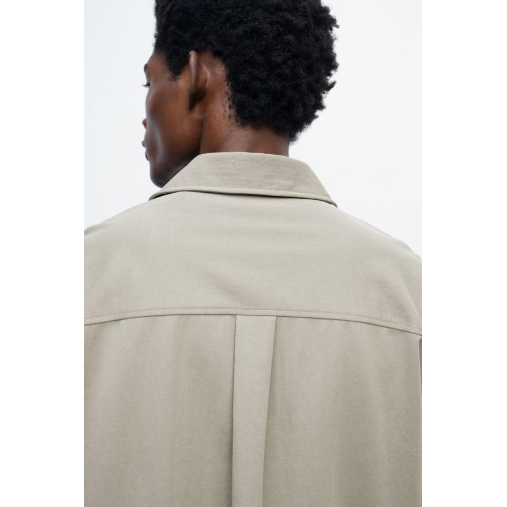 Рубашка свободного кроя HM Sage Green