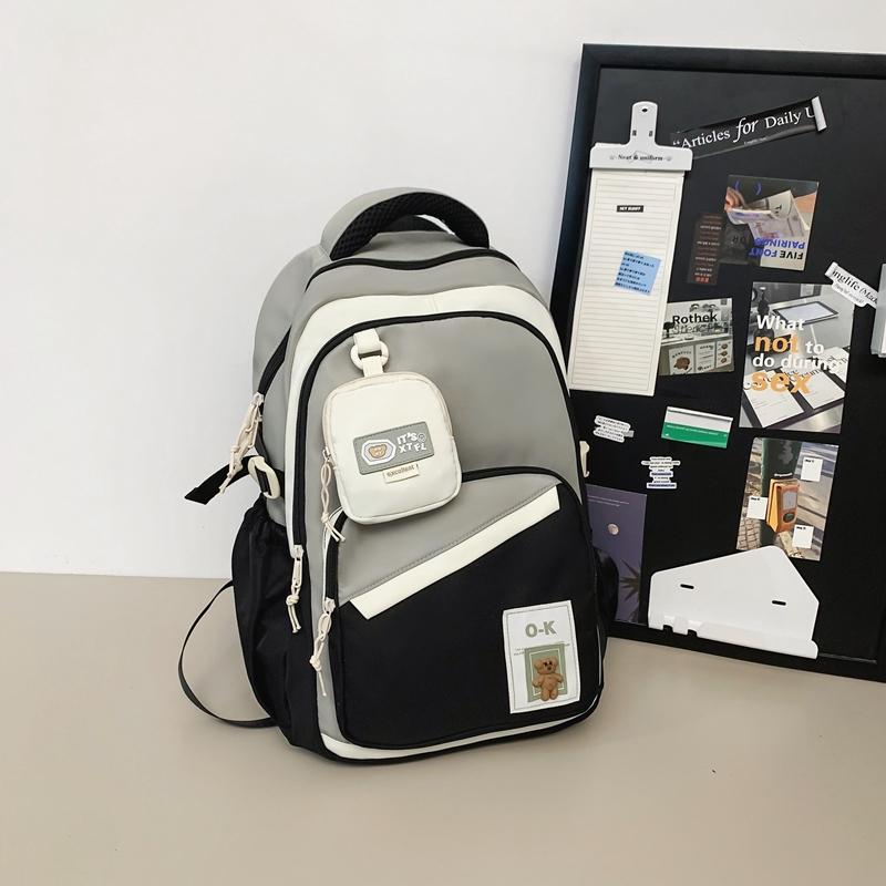 Школьный рюкзак мужской большой емкости для школьников средней школы рюкзак для пары