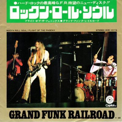 7-дюймовая пластинка GRAND FUNK RAILROAD Rockn Roll Soul Flight Of The Pho ECR10174 CAPITOL 1972 Япония Рок Б/у
