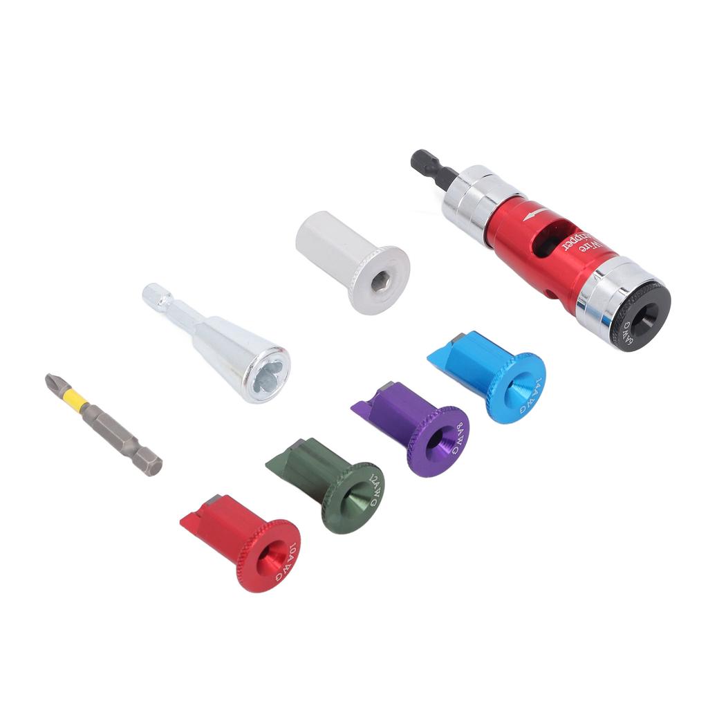 Electric Drill Wire Stripper with Twister Electrician Cable Stripping Tool Set for 6 8 10 12 14 AWG Solid Hard Wires