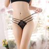 Эротические трусики женские сексуальные костюмы кружевные цветочные банты нижнее белье трусики стринги трусики прозрачные сетчатые трусы с низкой талией