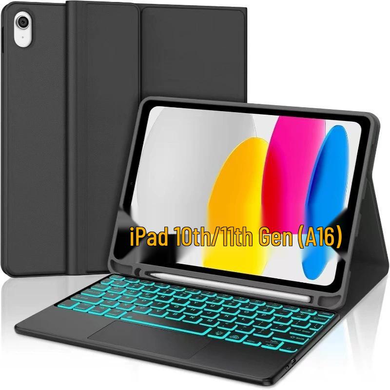 Чехол-клавиатура Bluetooth с подсветкой и слотом для стилуса для iPad 11-го поколения A16
