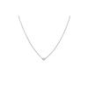 TIFFANY & CO. Diamond Platinum Necklaces Women's Silver ELSAPERETTI