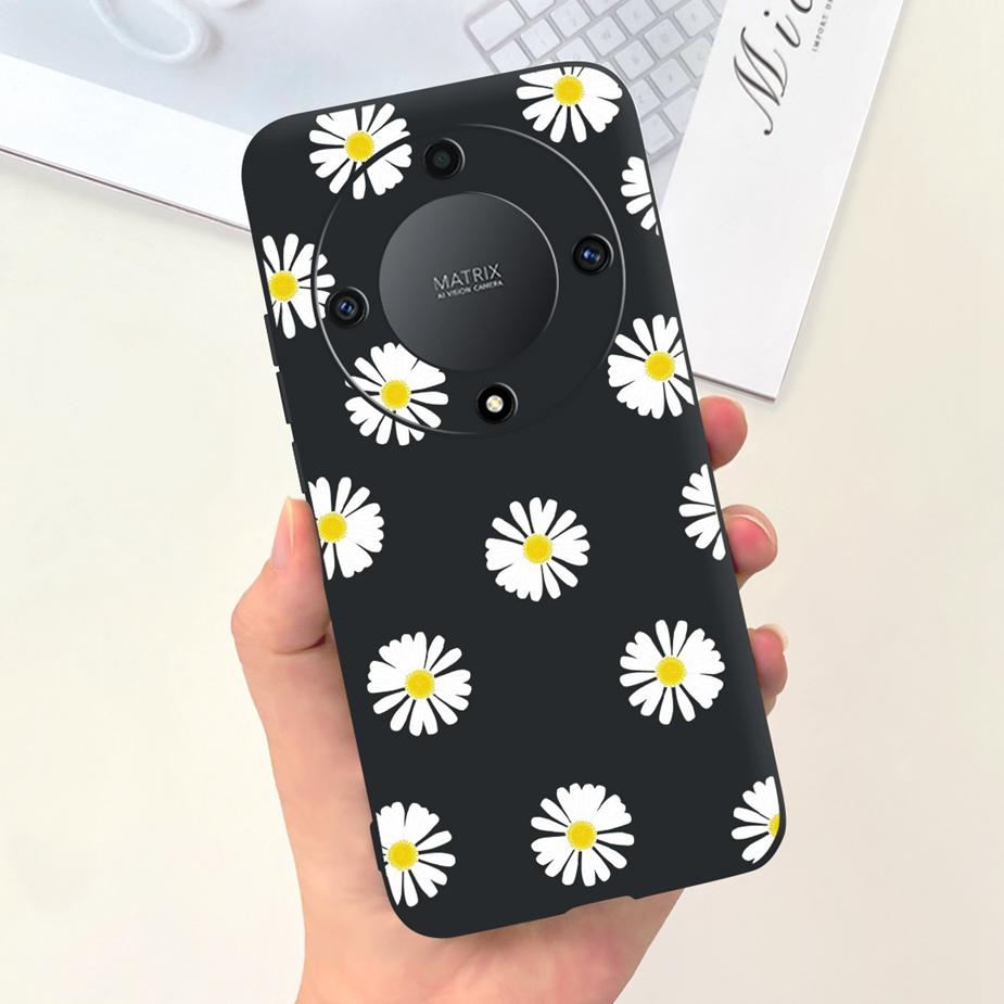 Чехол для Honor Magic6 Lite Чехол для Honor X9b Красивые Девушки Подсолнух Мягкий Силиконовый Чехол для Телефона Для Honor Magic6 Lite HonorX9b Бампер