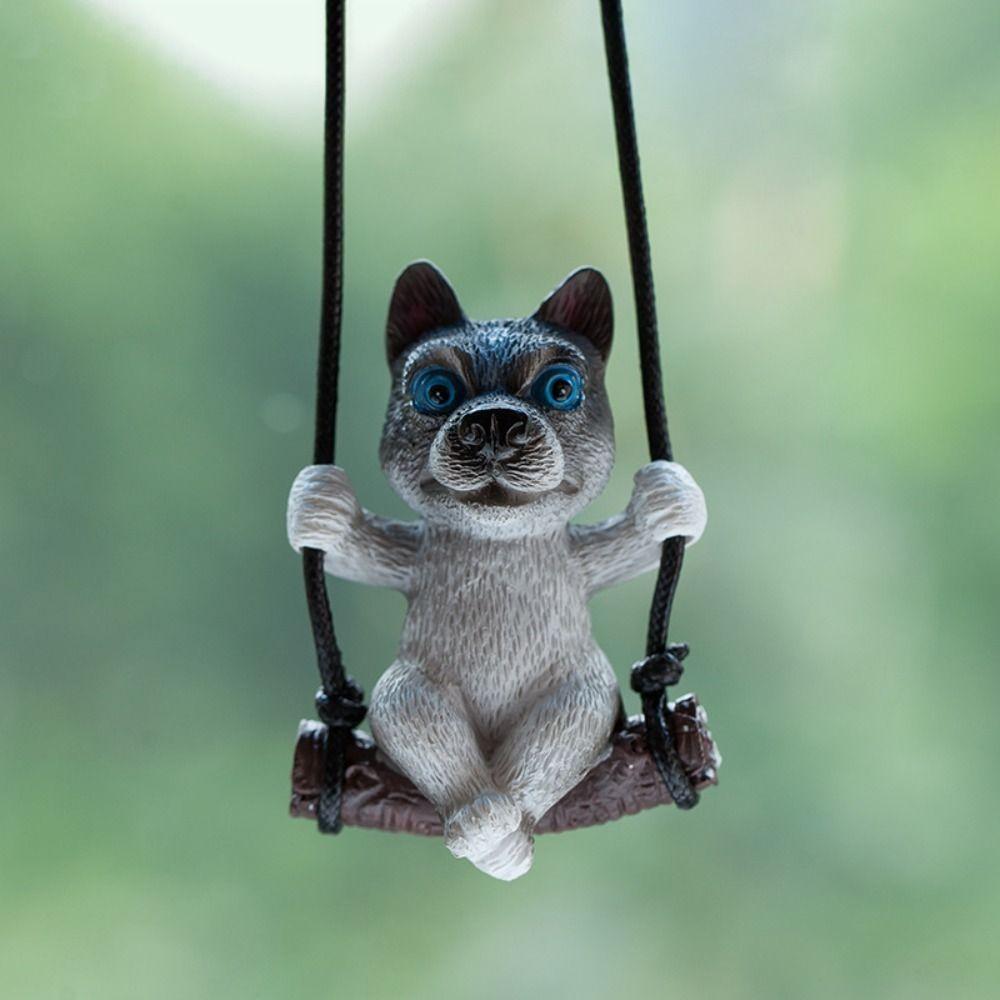 Decoration Auto Interior Accessories Swing Dog Car Hanging Creative Car Pendant  Gift