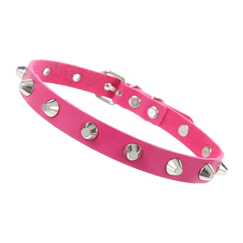 Goth Studded Choker Necklace Collar For Women Grunge Punk Leather Chocker Rave Festival Accessories