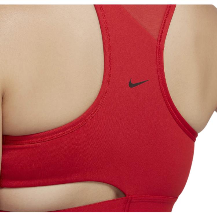 Nike Сплошной цветной логотип с принтом спортивного белья Женское нижнее белье Красный BV3562-657
