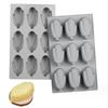 Silicone Pear Peach Cake Mold Non-stick Jelly Pudding Mold Chocolate Fondant Mold  Party Pastry