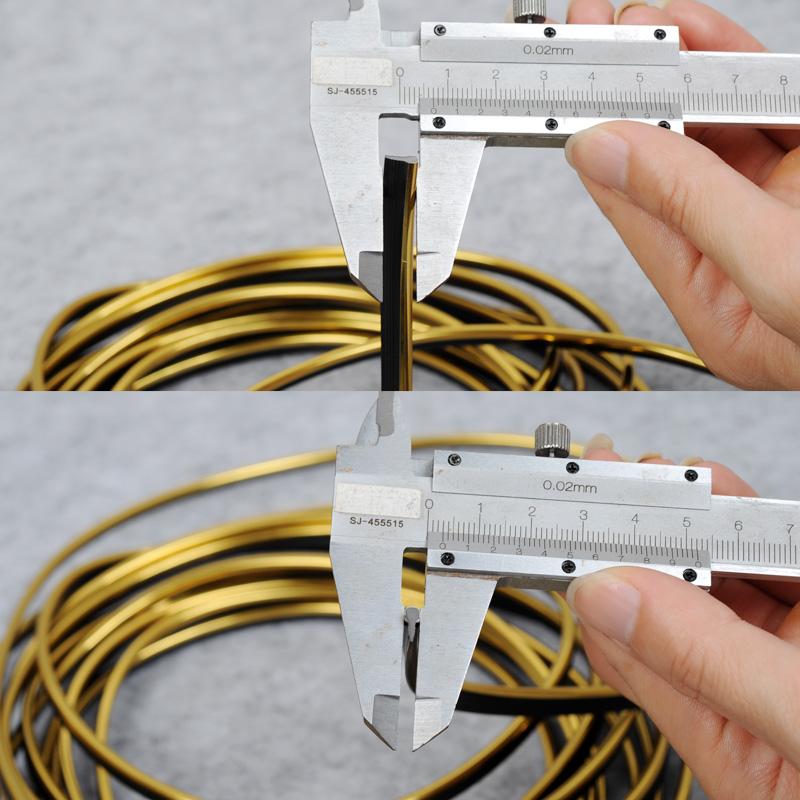 Полосы для внутренней отделки автомобиля, универсальные автомобильные наполнители для зазоров, автомобильная формовочная линия, декоративные аксессуары, гибкая лента «сделай сам»