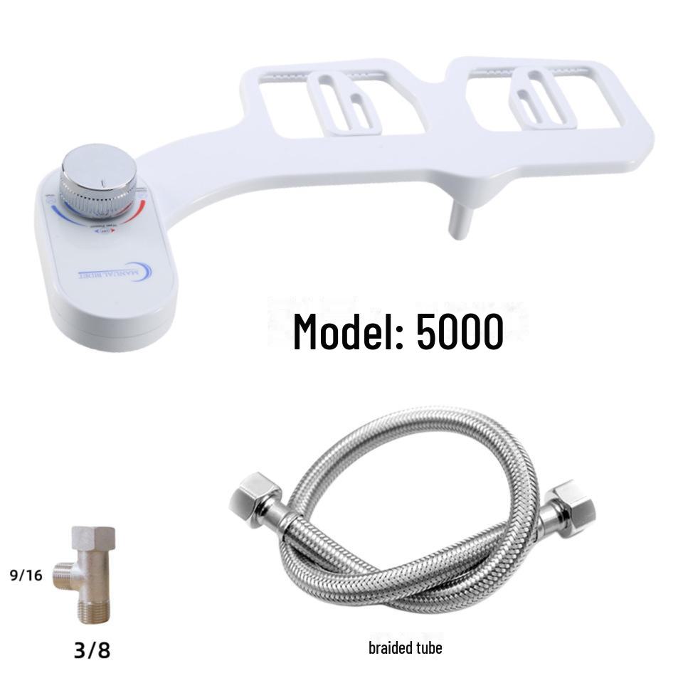Умное сиденье для унитаза со встроенным биде, простая установка, не требуется розетка для мытья тела