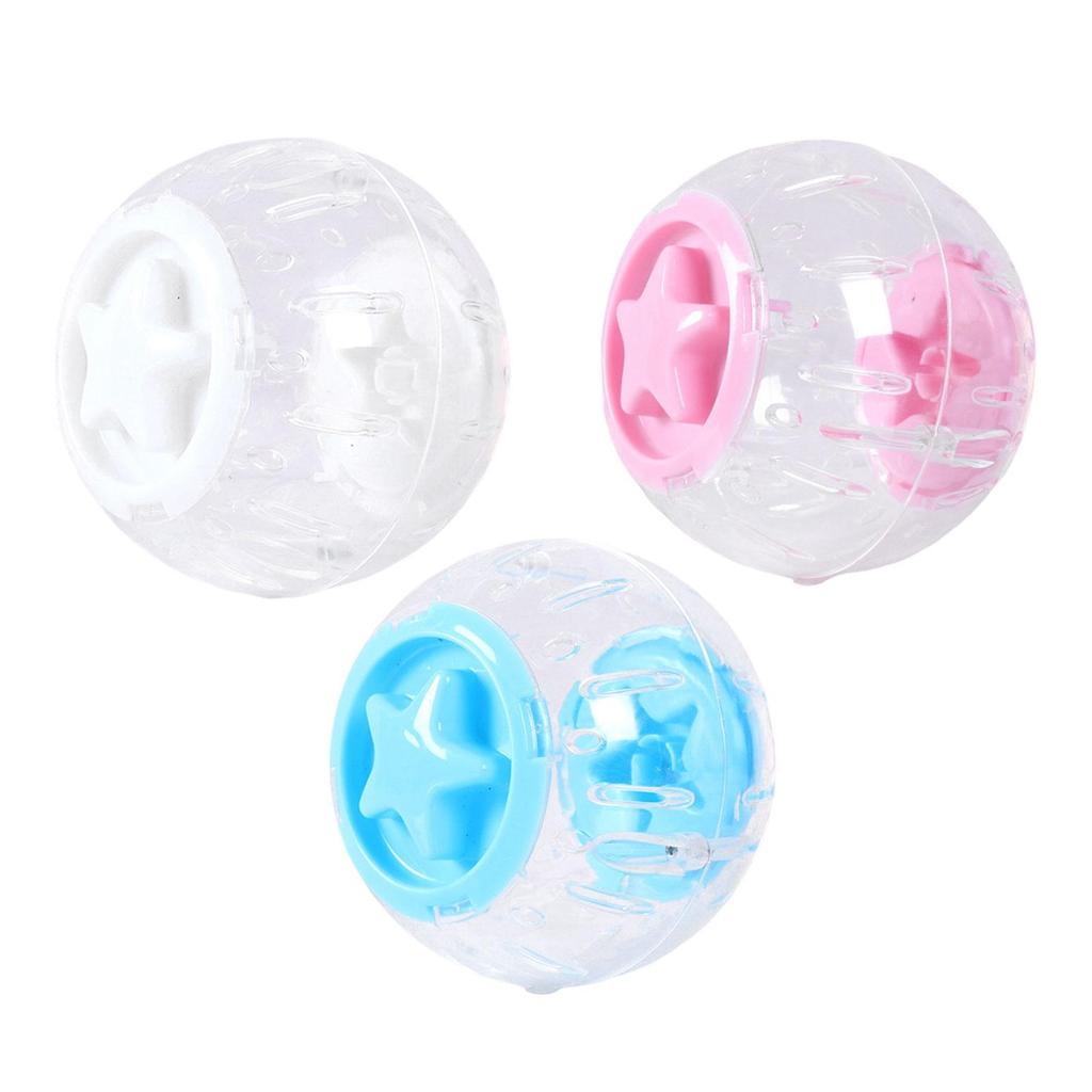 Hamster Ball 21cm Sturdy Plastic Exercise Wheel Toy for Guinea Pig Rabbit Small Pets Temporary Space