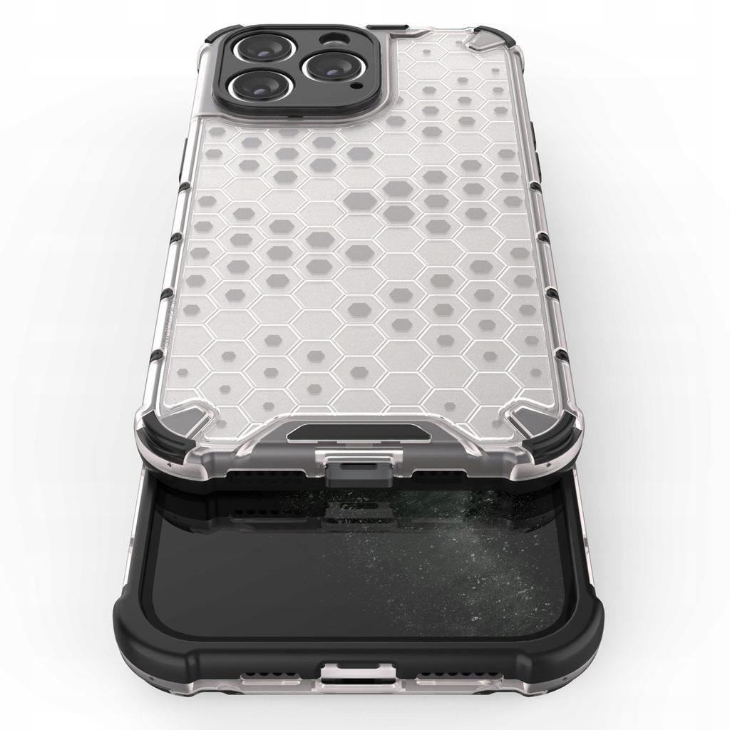 Honeycomb Etui Case Obudowa Pokrowiec Futerał Do Iphone 14 Pro Max Czarne