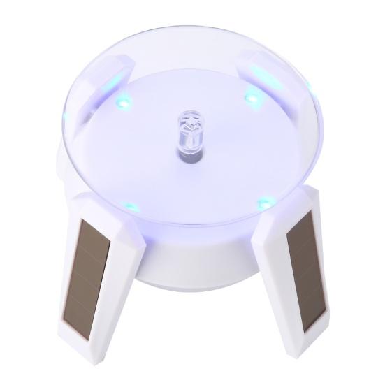 Дирижабль НЛО Вращающаяся Подставка Дисплей 360 Градусов Солнечная Двойного Назначения Автоматический Поворотный Столик для Витрины