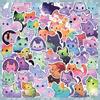 Cute Cat Cartoon Graffiti Stickers: Waterproof DIY Decorations for Notebooks & Suitcases