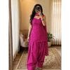Beautiful Bandhni Printed Farshi Salwar Suit Indian Women Designer Salwar Kameez