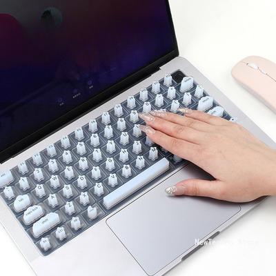 Новая силиконовая пленка для клавиатуры ноутбука для длинных ногтей Удобный артефакт для печати Защищает маникюр Доступны накладные ногти Колпачки для клавиш