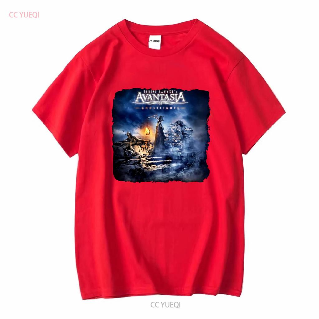 Новая редкая футболка Avantasia Band Ghostlights Хлопок Черный Все размеры S 5XL HP6 с длинным или коротким рукавом винтажная Стиранная Удобная