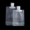 Spout Space Saving Squeezable Cosmetic Containers Refillable Pouches Spray Bottles Liquid Dispenser