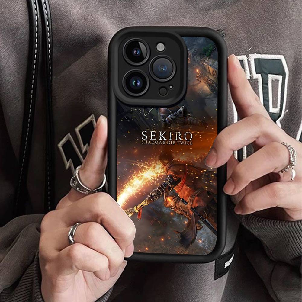 Чехол для телефона Sekiro Game Shadows Die Twice Для iPhone 17 16 15 14 13 12 11 Pro Max Plus Mini Чехол на удачу