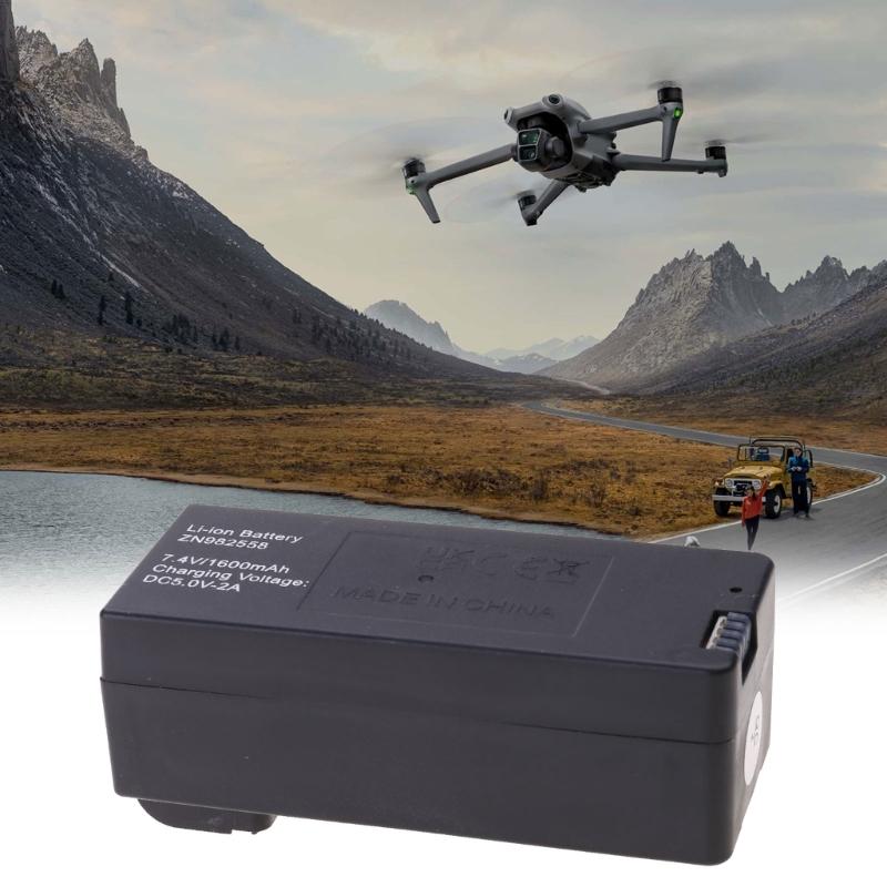 Remote Control Drones Battery 7.4V 1600mah Remote Control Drones Lithium Battery Replacement Battery Drones Accessories