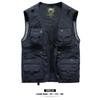 Men S Outdoor Work Vest Multi Pocket Thin For Fishing And Photography