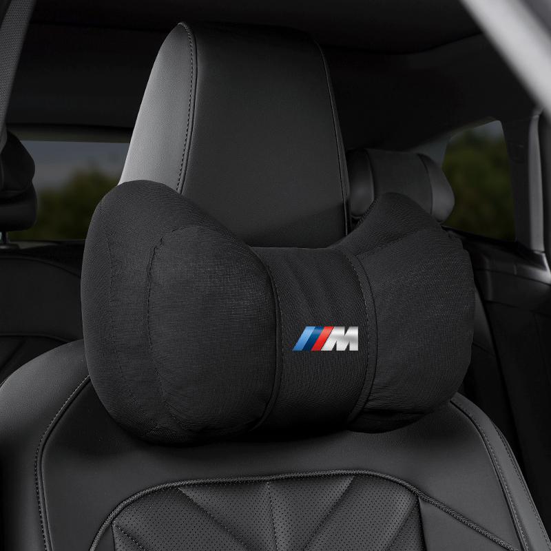 Car Seat Neck Pillow Breathable Headrest Lumbar Support Protector Cushion For BMW G80 G06 G07 G42 G14 G15 G16 F82 F20 / Stickers wzjh87 dnvr5