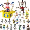 MOOXI Хоррор Игра Секрет Мимик 5 Ночей MOC Кирпичная Модель DIY Диорама Детская Игрушка Набор Строительных Блоков Взрослый Сборка Подарок