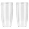 2 Pack Replacement Cup for Nutribullet Replacement Parts 32Oz for Nutri-Bullet 600W and 900W