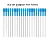 5/10/50 PCS Ballpoint Pen Refills Metal 82mm Pen Refill Black Blue Pen Refills Gifts Office School Supplies Stationery