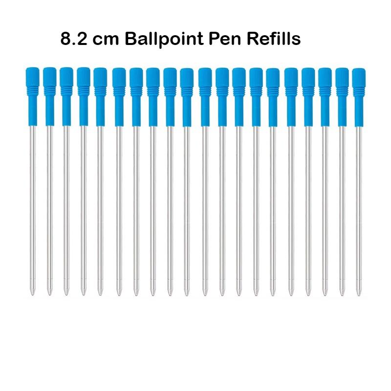 5/10/50 PCS Ballpoint Pen Refills Metal 82mm Pen Refill Black Blue Pen Refills Gifts Office School Supplies Stationery
