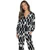 AX Paris Womens/Ladies Geometric 3/4 Sleeve Shirt