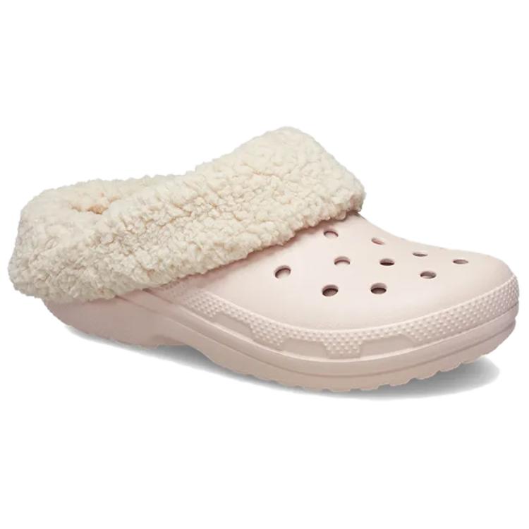 Crocs Classic Fleece Clogs Women Footwear Pink 210846-6UR