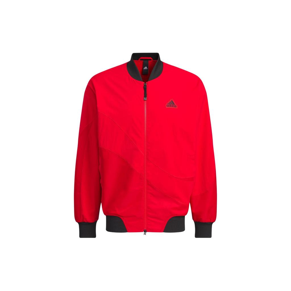 adidas Мужская коллекция к Китайскому Новому году Бомбер с воротником-стойкой Красный IZ1614