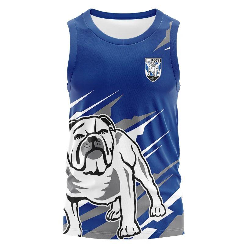 2026 Лето Новый Canterbury-Bankstown Bulldogs Регби Спортивная Майка Жилет Мужчины Женщины