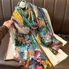 Women'S Elegant And Versatile Spring And Summer Sunscreen Autumn And Winter Warm Scarf Fashion Shawl Dual-Purpose
