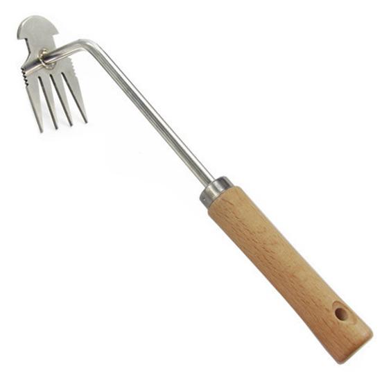 [Волшебный инструмент для прополки - прочный материал] Ручка инструмента для прополки изготовлена ​​из высококачественной марганцевой стали, которая износостойка, имеет высокую твердость и